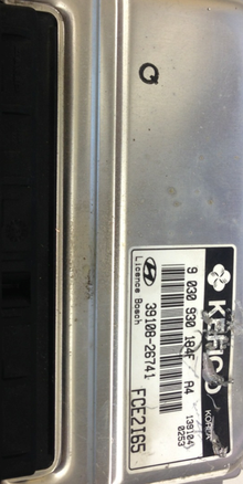 Hyundai Getz, 39108-26741, 9030930184F, 9 030 930 184F