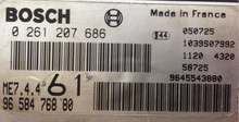 Citroen Berlingo 1.6 16v, 0261207686, 0 261 207 686, 9658476880, 96 584 768 80, ME7.4.4