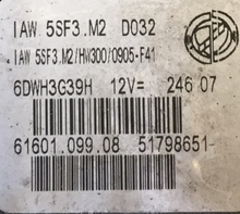 Fiat Engine ECU IAW5SF3.M2, IAW 5SF3.M2, 61601.099.08, 51798651