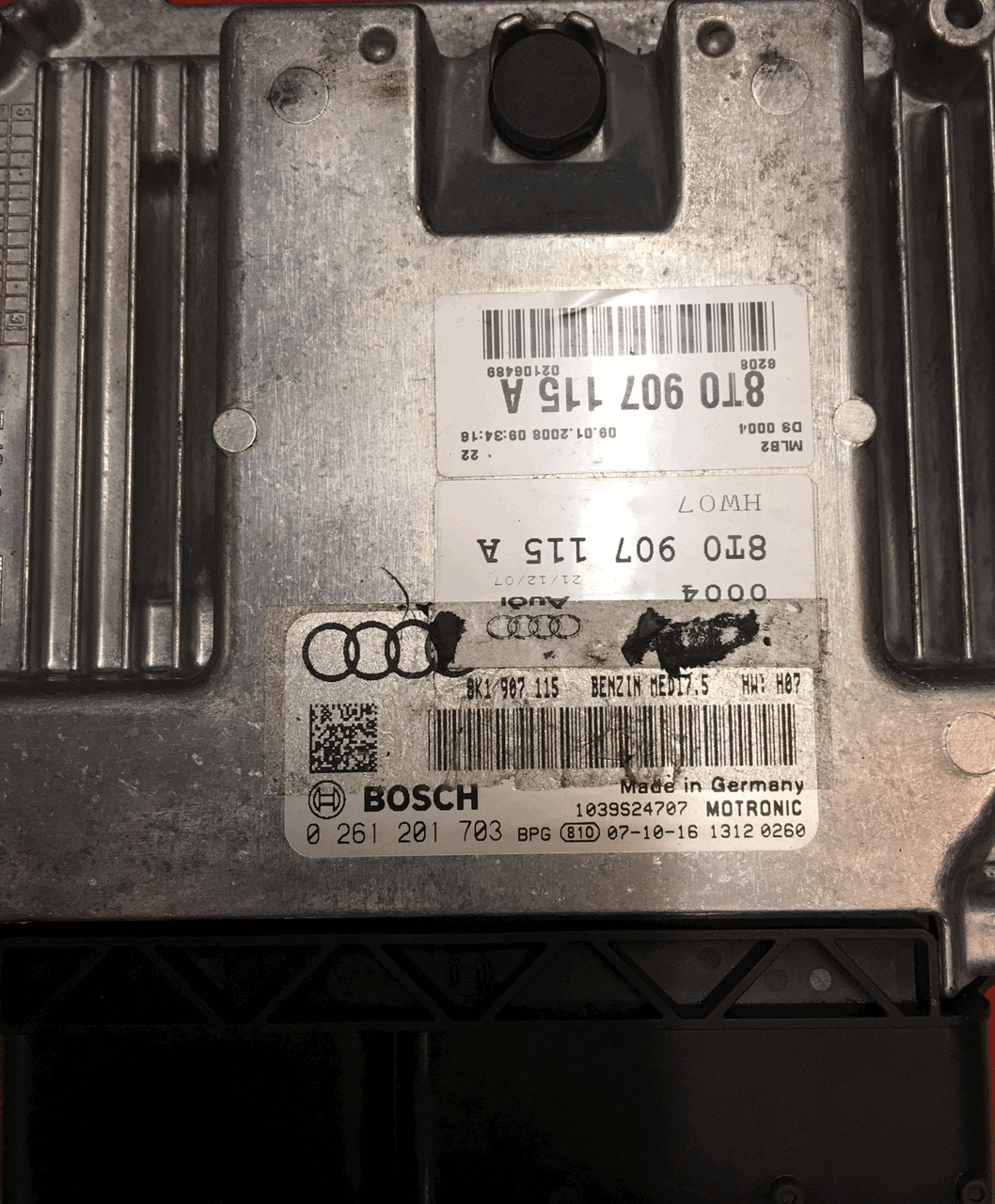 VW, 0261201703, 0 261 201 703, 8K1907115A , 8K1 907 115 A , MED17.5