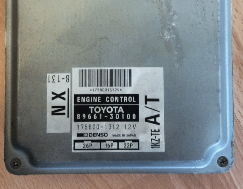 Plug & Play Denso Engine ECU, Toyota Surf Hilux 3.0L Auto, 896613D100, 89661-3D100, 1758001312, 175800-1312, 1KZTE, 1KZ-TE