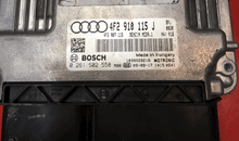 Audi A6 2.0 TFSI, 0261S02558, 0 261 S02 558, 4F2910115J, 4F2 910 115 J, MED9.1