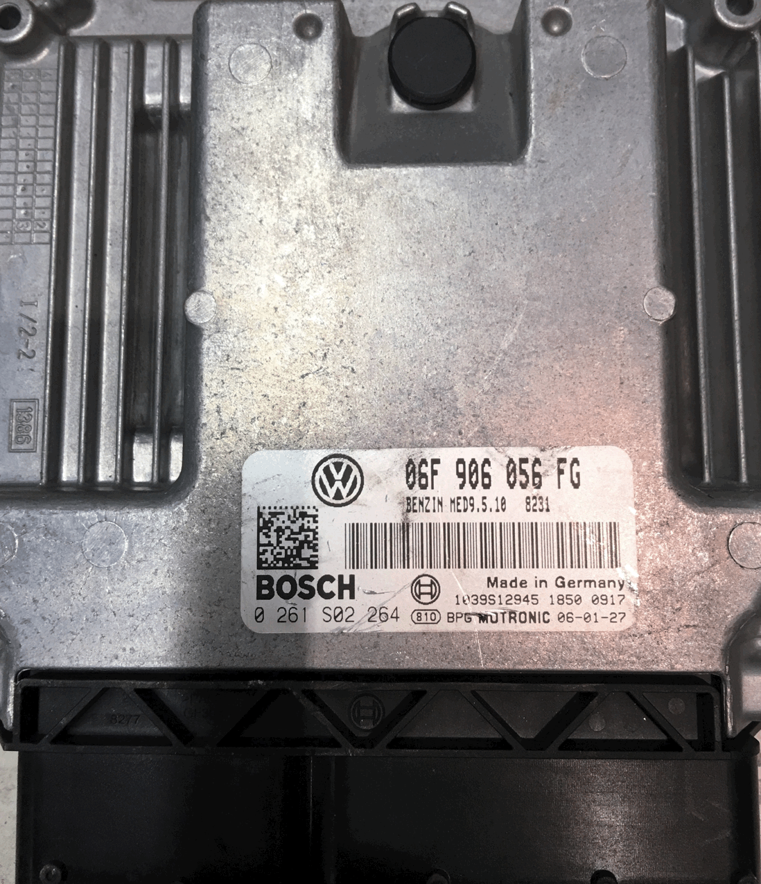 VW Golf Plus 2.0 FSI, 0261S02264, 0 261 S02 264, 06F906056FG, 06F 906 056 FG, MED9.5.10