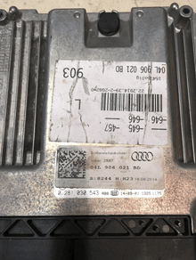 Audi A6, 2.0 TDI, 0281030543, 0 281 030 543, 04L906021BD, 04L 906 021 BD, EDC17C64