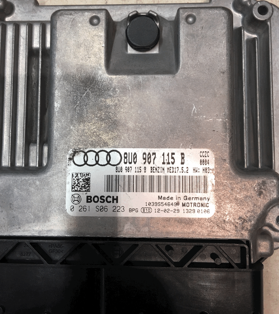 Audi Q3 2.0 TFSI , 0261S06223, 0 261 S06 223, 8U0907115B, 8U0 907 115 B, MED17.5.2