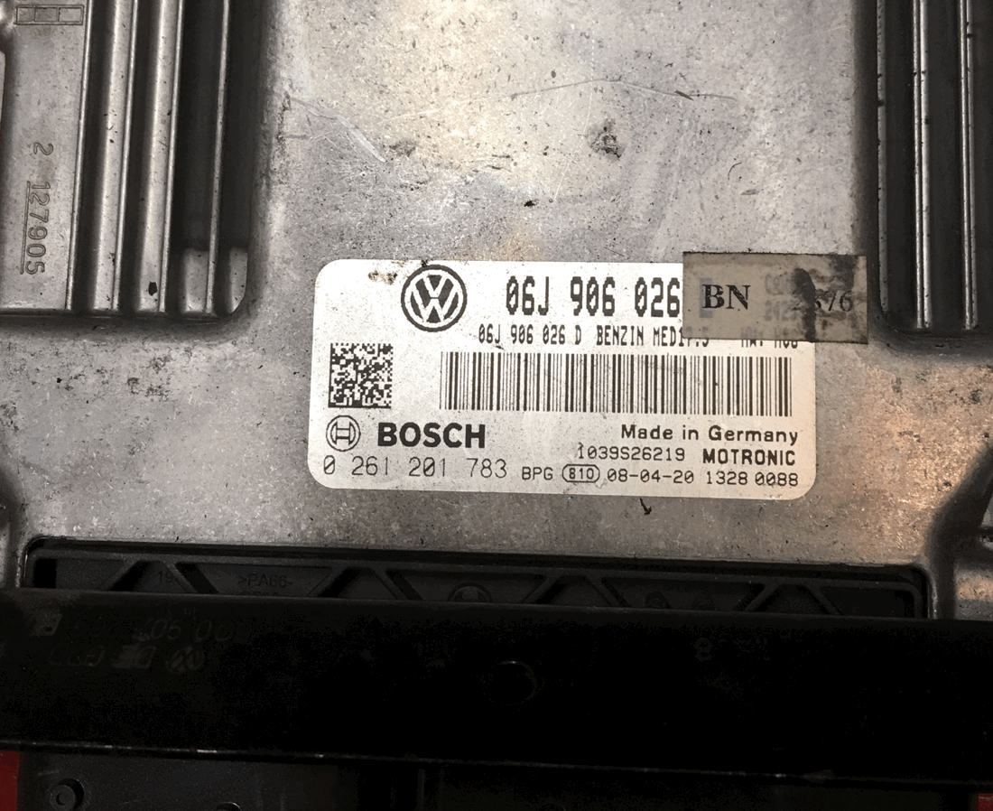 VW Passat 2.0 TSI, 0261201783 , 0 261 201 783 , 06J906026BN , 06J 906 026 BN , MED17.5