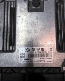 VW Cayenne 3.0 TDI, 0281015887, 0 281 015 887, 7L5907401, 7L5 907 401, EDC17CP14