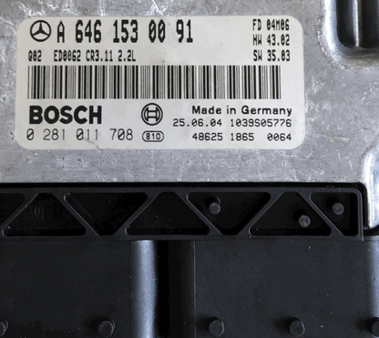 E220 CDI, 0281011708, 0 281 011 708, A6461530091, A 646 153 00 91, CR3.11