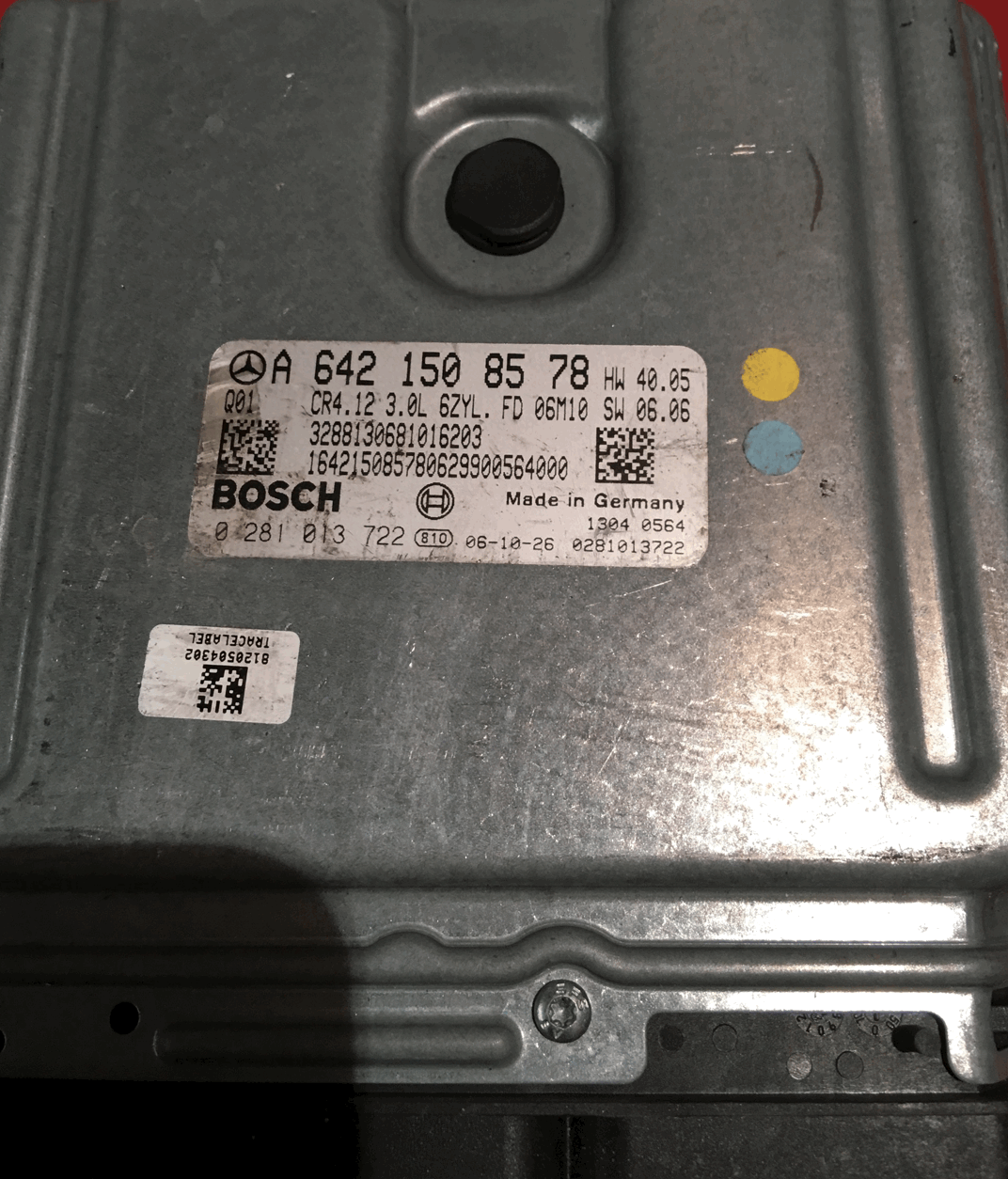 Mercedes-Benz, 0281013722, 0 281 013 722, A6421508578, A 642 150 85 78