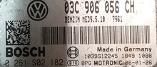 VW Touran 1.6 FSI, 0261S02182, 0 261 S02 182, 03C906056CH, 03C 906 056 CH, MED9.5.10