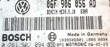 VW Golf 2.0 FSI, 0261S02094, 0 261 S02 094, 06F906056AD, 06F 906 056 AD, MED9.5.10