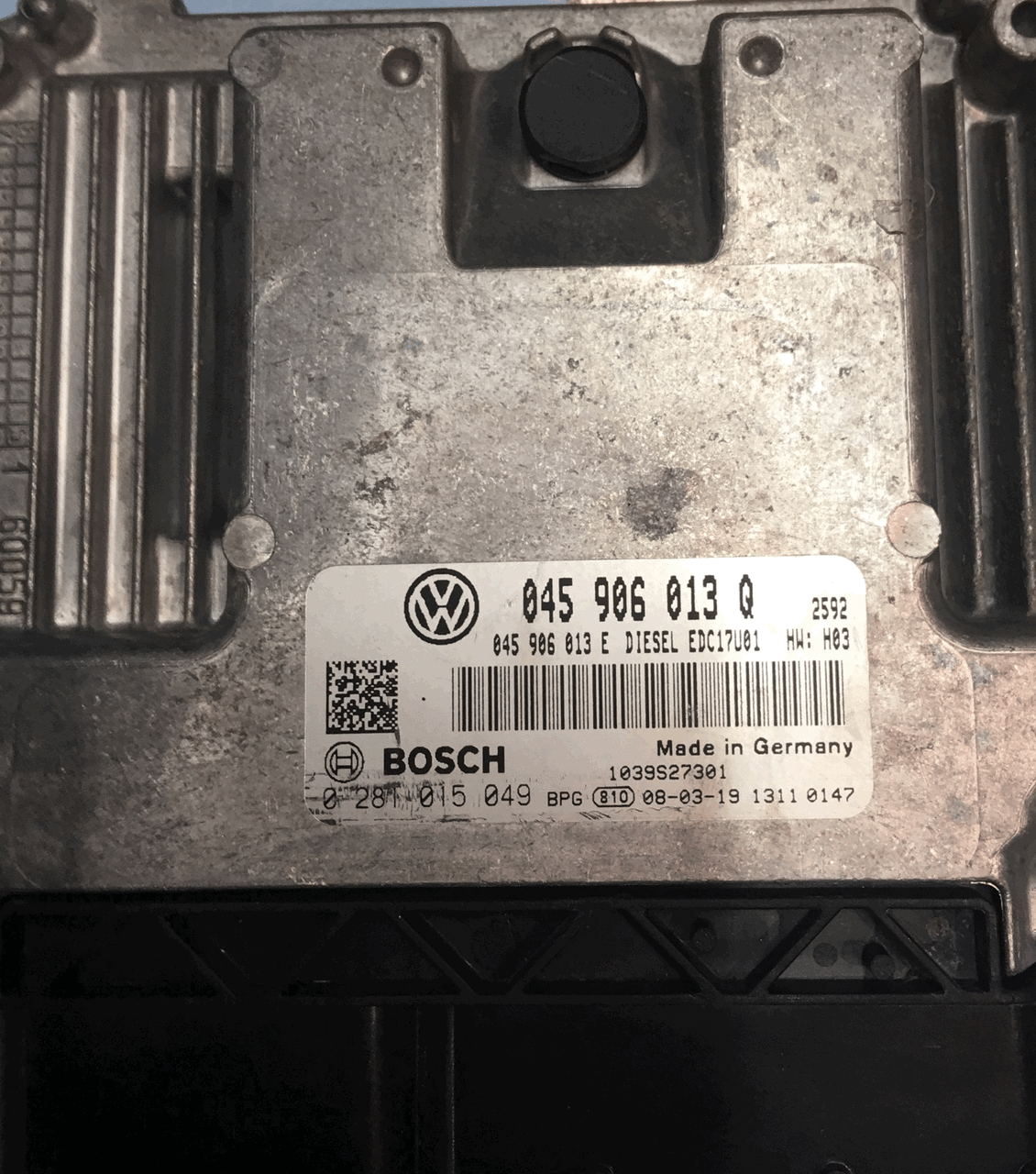 Skoda Favia 1.4 TDI, 0 281 015 049, 0281015049, 045906013Q, 045 906 013 Q, EDC17U01