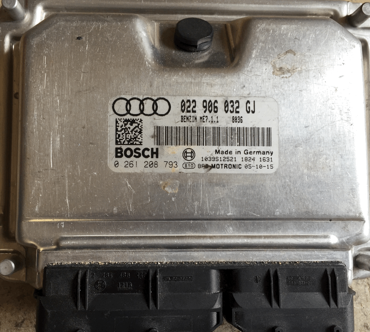 Audi A3 3.2, Benzin, 0261208793, 0 261 208 793, 022906032GJ, 022 906 032 GJ, ME 7.1.1