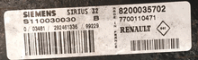 Renault, S110030030 B, 8200035702, 7700110471, Sirius 32