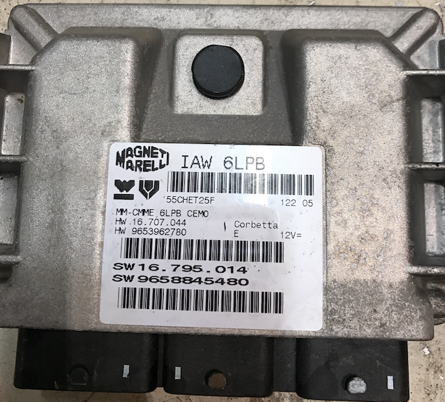 IAW 6LPB, HW 16.707.044, HW 9653962780, SW 16.795.014, SW 9658845480