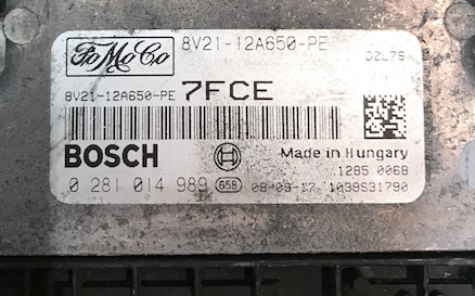 Ford, 0281014989, 0 281 014 989, 8V21-12A650-PE, 7FCE