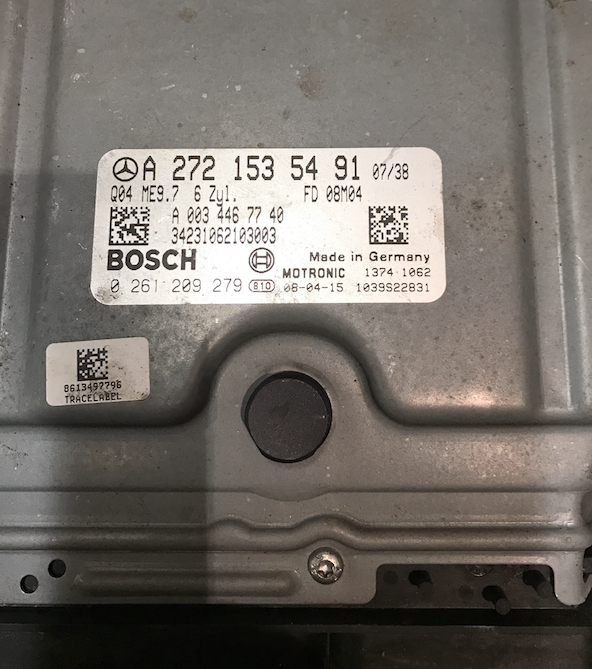 Mercedes-Benz, 0261209279, 0 261 209 279, A2721535491, A 272 153 54 91, ME9.7