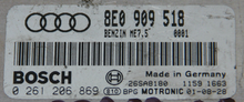 Volkswagen / Audi, 0261206869, 0 261 206 869, 8E0909518, 8E0 909 518, ME7.5