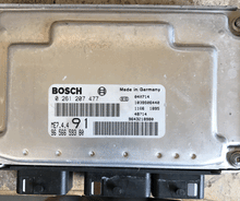 PEUGEOT 206 1.6i 16V, 0261207477, 0 261 207 477, 9656659380, 96 566 593 80, ME7.4.4