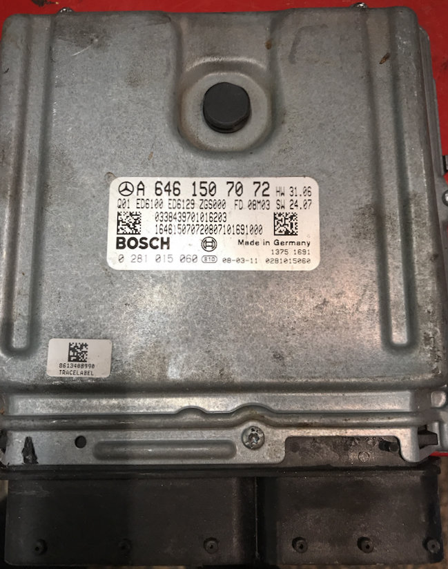 Mercedes, 0281015060, 0 281 015 060, A6461507072, A 646 150 70 72, CR4.20