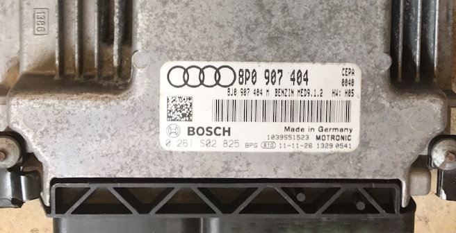 Audi RS3 2.5 TFSI, 0261S02825, 0 261 S02 825, 8P0907404, 8P0 907 404, MED9.1.2