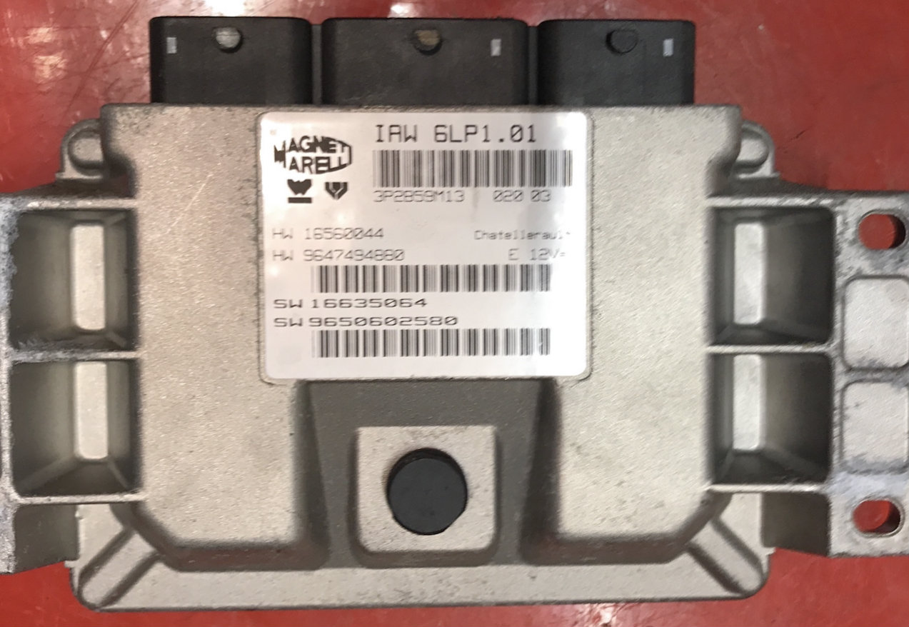 IAW 6LP1.01, HW 16560044, HW 9647494880, SW 16635064, SW 9650602580