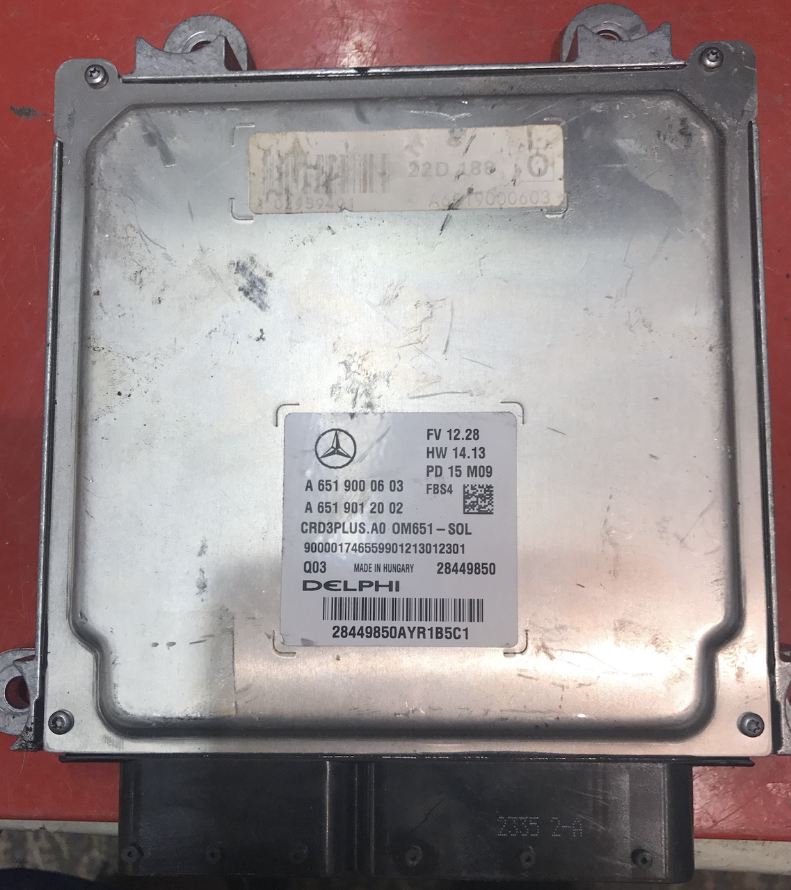 Mercedes-Benz, A6519000603, A 651 900 06 03, A6519012002, A 651 901 20 02, 28449850, CRD3PLUS.A0, OM651 - SOL