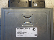BMW, 7574544, 7 574 544, DME MSV80, 5WK90210, Index 01