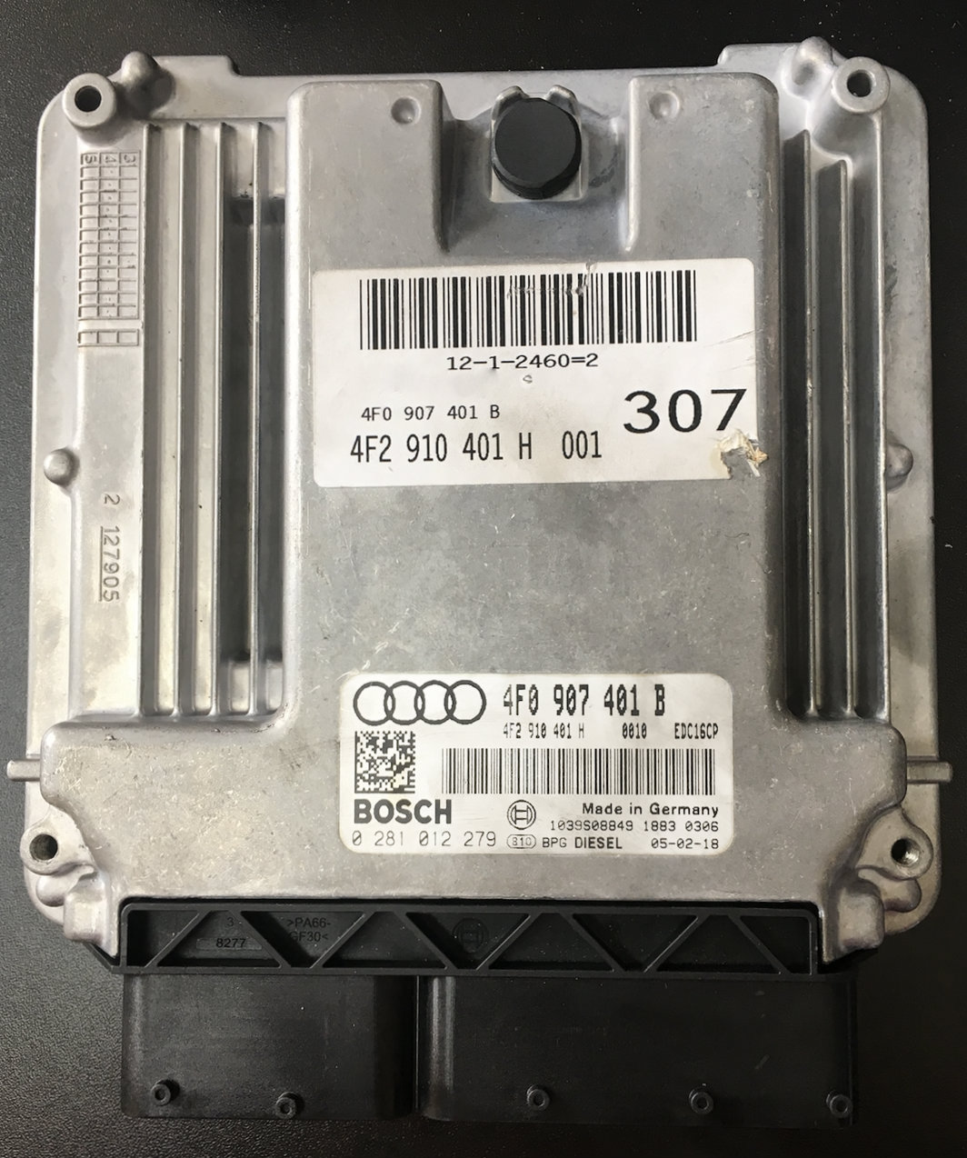VW / Audi, 0281012279, 0 281 012 279, 4F0907401B, 4F0 907 401 B, 4F2910401H, 4F2 910 401H, EDC16CP