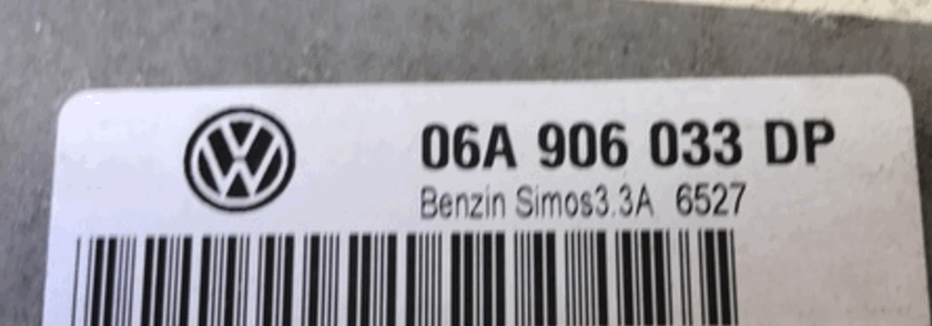 Beetle 1.6, SIMOS3.3A , 06A906033DP, 06A 906 033 DP, 5WP44218 07