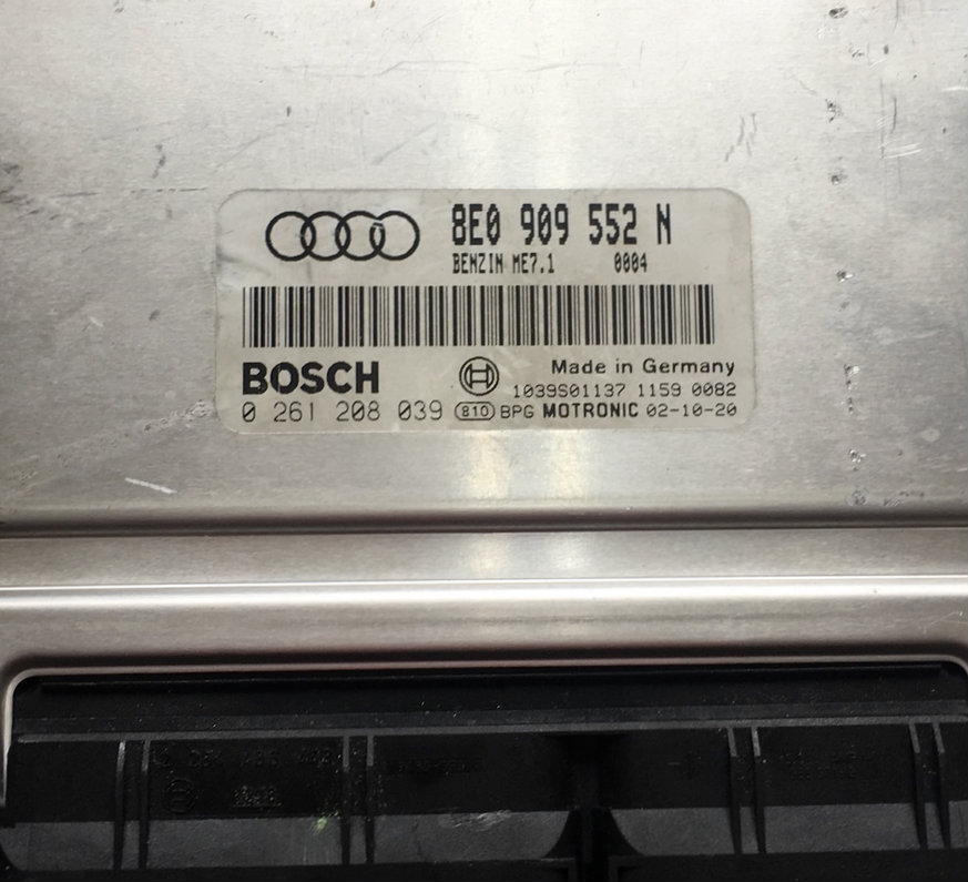 0261208039, 0 261 208 039, 8E0909552N, 8E0 909 552 N, ME7.1