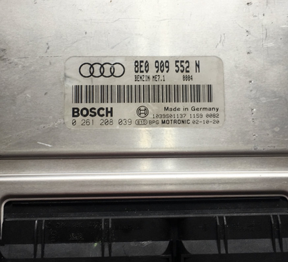 0261208039, 0 261 208 039, 8E0909552N, 8E0 909 552 N, ME7.1