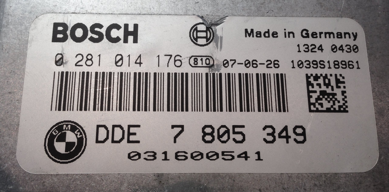 0281014176, 0 281 014 176, DDE7805349, DDE 7 805 349