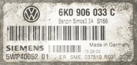 SIMOS3.3A , 6K0906033C, 6K0 906 033 C, 5WP40052 01
