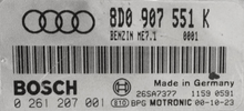 Audi, 0261207001, 0 261 207 001, 8D0907551K, 8D0 907 551 K, ME7.1