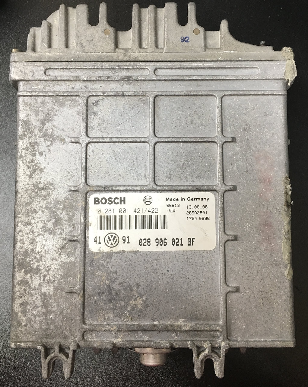 VW Golf III 1.9 TDI, 0281001421/422, 0 281 001 421 / 422, 028906021FB, 028 906 021 BF