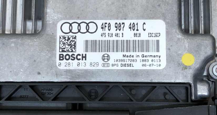 0281013829, 0 281 013 829, 4F0907401C, 4F0 907 401 C, 4F5910401B, 4F5 910 401 B, EDC16CP34