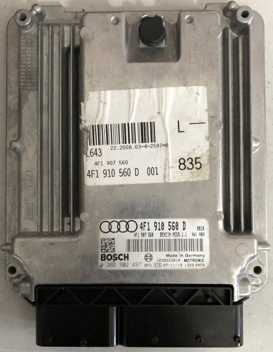 Audi A6 4.2, 0261S02497, 0 261 S02 497, 4F1910560D , 4F1 910 560 D , MED9.1.1
