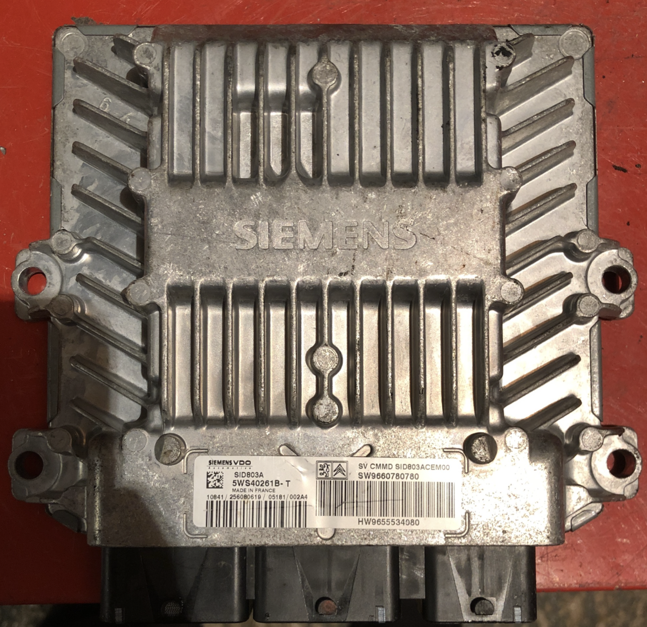Plug & Play Siemens Engine ECU, Peugeot / Citroen, 5WS40261B-T, SW9660 ...