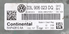 Golf 1.6 TDi, 03L906023DQ, 03L 906 023 DQ, 5WP42810 AA, DIESEL SIMOS PCR2.1