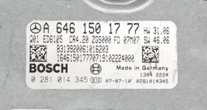 Mercedes, 0281014345, 0 281 014 345, A6461501777, A 646 150 17 77, CR4.20