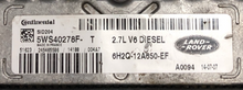 Land Rover 2.7D V6, 5WS40278FT, 5WS40278F-T, 6H2Q12A650EF, 6H2Q-12A650-EF, NNN500750, SID204