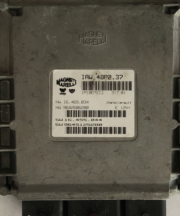 Magneti Marelli IAW 48P2.37, HW 16.469.034, HW 9642606280, SW 16.455.044, SW 9645125280