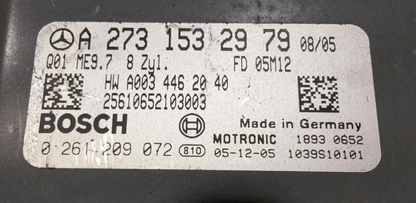 0261209072, 0 261 209 072, A2731532979, A 273 153 29 79, A0034462040, A003 446 20 40, ME9.7