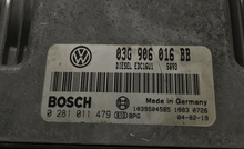 VW Touran 1.9 TDI (BKC), 0281011479, 0 281 011 479, 03G906016BB, 03G 906 016 BB