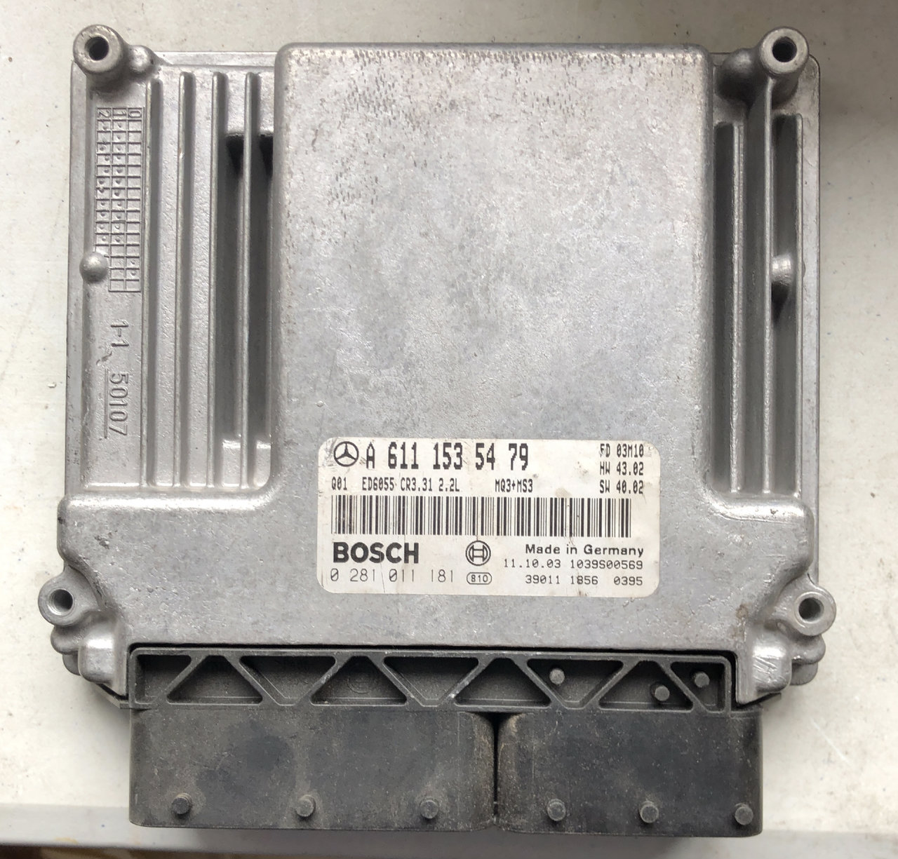 Mercedes-Benz, 0281011181, 0 281 011 181, A6111535479, A 611 153 54 79, CR3.31 2.2L 