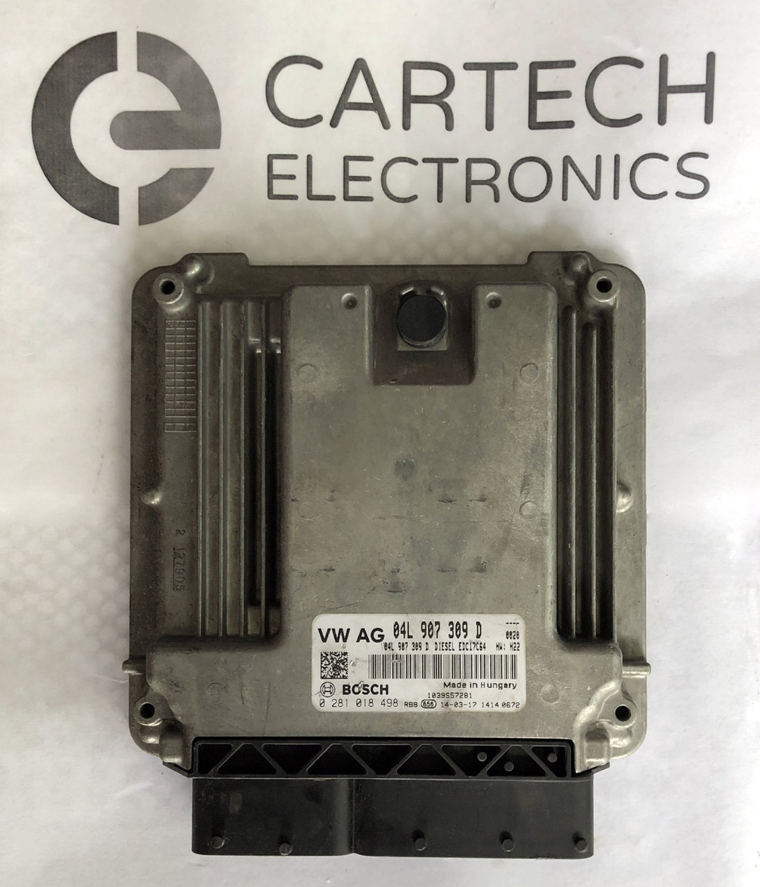 Audi A3 2.0, 0281018498, 0 281 018 498, 04L907309D, 04L 907 309 D, EDC17C64