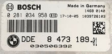 Plug & Play Bosch Engine ECU, BMW, 0281034958, 0 281 034 958, 8 473 189, 8473189