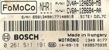 Plug & Play Bosch Engine ECU, Ford, 0261S11191, 0 261 S11 191, DV4A12A650MB, DV4A-12A650-MB, CV6A-12B684-AA, CV6A12684AA, NHR1