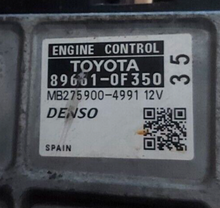 Plug & Play Denso Engine ECU, Toyota, 89661-0F350, MB275900-4991